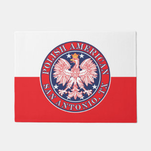 San Antonia Texas Polnischer Adler Fußmatte