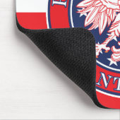 San Antonia Texas Polnischer Adler Mousepad (Ecke)