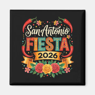 San Antonio 2026 Fiesta Cinco de Mayo Texas Kultur Magnet