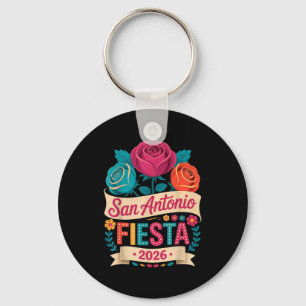 San Antonio 2026 Fiesta Cinco de Mayo Texas Kultur Schlüsselanhänger