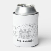 San Antonio Alamo Vacation Kunst, Dichtung und Mus Dosenkühler (Kanne Vorderseite)