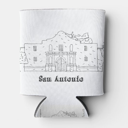 San Antonio Alamo Vacation Kunst, Dichtung und Mus Dosenkühler (Vorderseite)