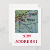 San Antonio Ankündigung neuer Anschrift (Vorne/Hinten)
