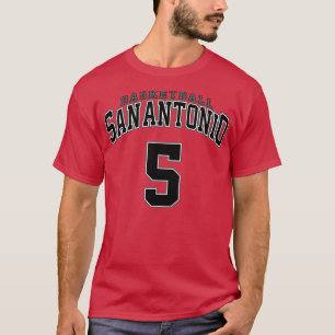 San Antonio Basketball Spieler Nummer 6 T-Shirt