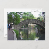 San Antonio Bridges Riverwalk Postkarte (Vorne/Hinten)