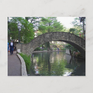 San Antonio Bridges Riverwalk Postkarte