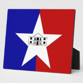 San Antonio City Flag Plaque Fotoplatte (Seite)