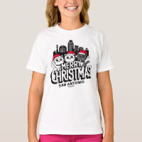 San Antonio City Texas Merry Christmas Cats USA
