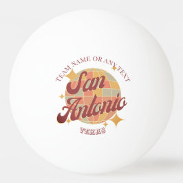 San Antonio City Texas Tischtennis Tischtennisball