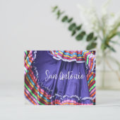 San Antonio Colors Postkarte (Stehend Vorderseite)