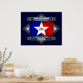 San Antonio Diamond Poster (Küche)