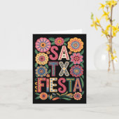 San Antonio Fiesta Karte (Gelbe Blume)