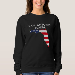 San Antonio Florida USA Bundesstaat Amerika Reise Sweatshirt