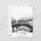 San Antonio Hochzeit in Urlaubsort Save the Date (Rückseite)