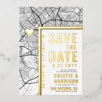 San Antonio Love Locator | Hochzeit Save the Date