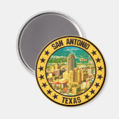 San Antonio Magnet (Vorderseite/Rückseite)