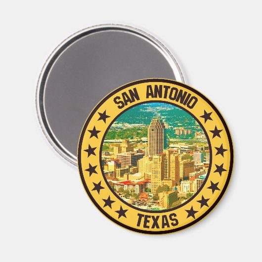 San Antonio Magnet (Vorderseite/Rückseite)