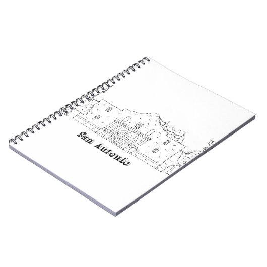 San Antonio Notizblock (Linke Seite)