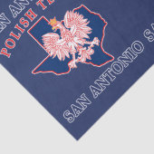 San Antonio Polish Texan Seidenpapier (Detail)