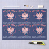 San Antonio Polish Texan Seidenpapier (Handwerk)