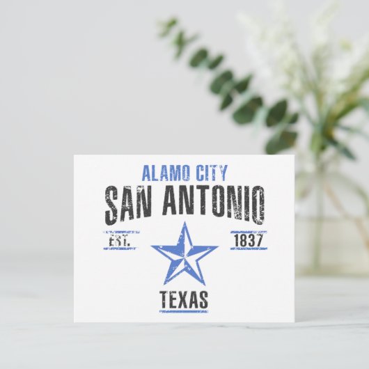 San Antonio Postkarte (Stehend Vorderseite)