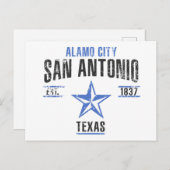 San Antonio Postkarte (Vorne/Hinten)