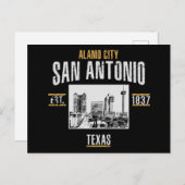San Antonio Postkarte (Vorne/Hinten)