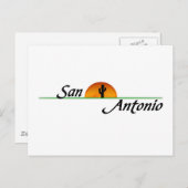 San Antonio Postkarte (Vorne/Hinten)