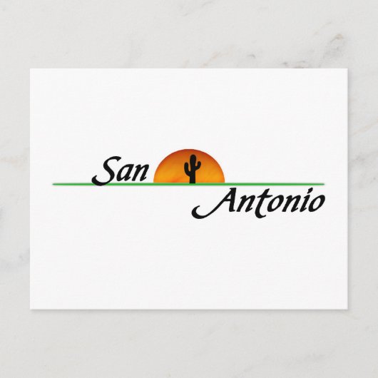 San Antonio Postkarte (Vorderseite)