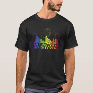 San Antonio Pride Skyline Parade San Antonio T-Shirt
