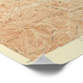 San Antonio quadranglint zeigt San Andreas Rift Poster (Ecke)