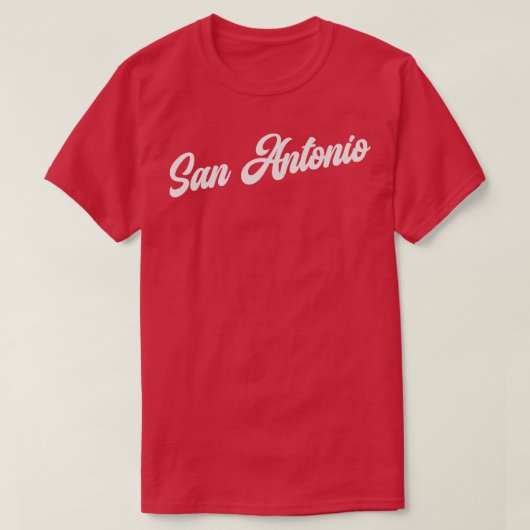 San Antonio Retro San Antonio Spurs T-Shirt (Design vorne)