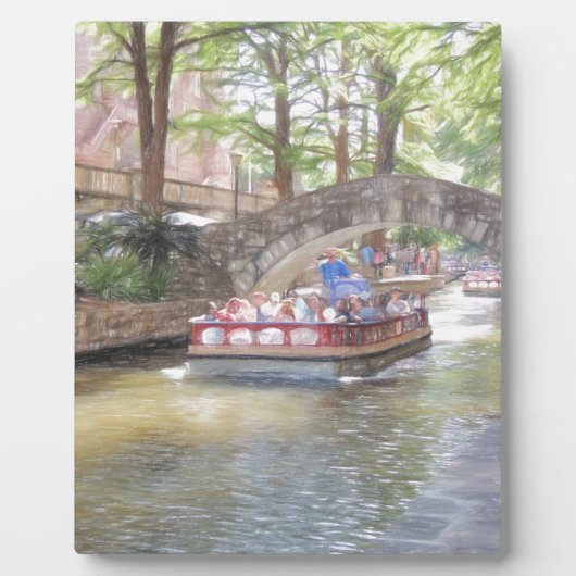 San Antonio River Walk Fotoplatte (Vorderseite)