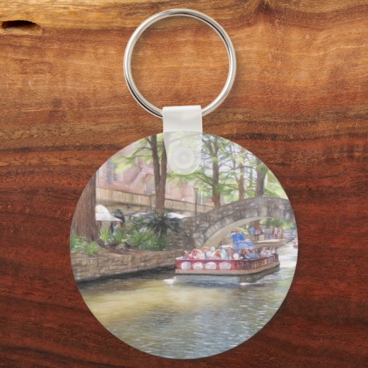 San Antonio River Walk Schlüsselanhänger (Vorderseite)