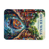 San Antonio River Walk Texas Magnet (Horizontal)