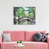 San Antonio Riverwalk Leinwanddruck (Insitu (Wohnzimmer))