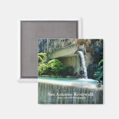 San Antonio Riverwalk Magnet (Vorderseite/Rückseite)