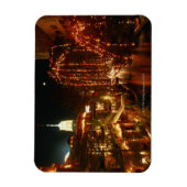 San Antonio Riverwalk: Nacht Magnet (Vertikal)