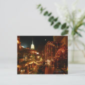 San Antonio Riverwalk: Nacht Postkarte (Stehend Vorderseite)