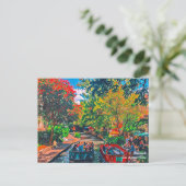 San Antonio Riverwalk Postkarte (Stehend Vorderseite)