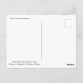 San Antonio Riverwalk Postkarte (Rückseite)