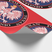 San Antonio Round Polish Texan Geschenkpapier (Ecke)