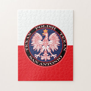 San Antonio Round Polish Texan Puzzle
