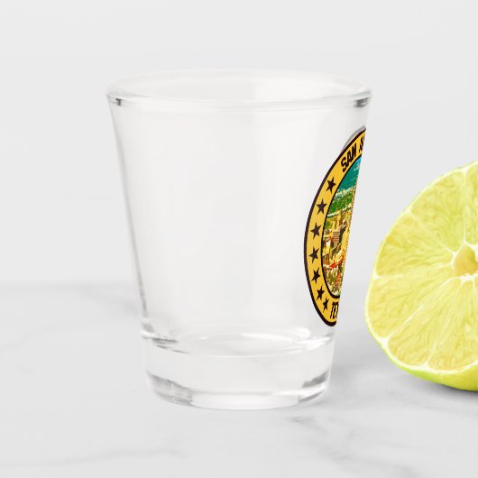 San Antonio Schnapsglas (Links)