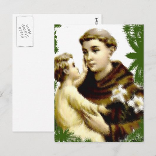 SAN ANTONIO/ ST ANTHONY POSTKARTE (Vorne/Hinten)