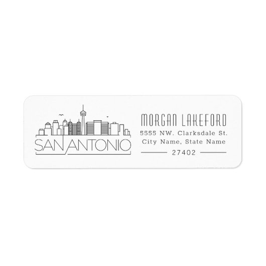 San Antonio Stylized Skyline | (Vorne)