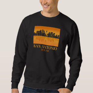San Antonio Sunset Skyline Design - Stolz San Anto Sweatshirt