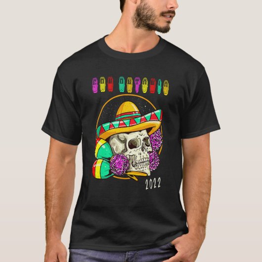 San Antonio Texas 2022 Souvenir Fiesta Mexican Ar T-Shirt (Vorderseite)