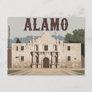San Antonio, Texas, Alamo Postkarte