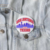 San Antonio, Texas Button (Beispiel)
